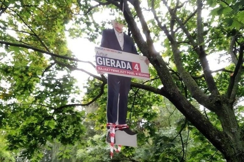 Szef Koalicji Obywatelskiej skomentował całe zajście.