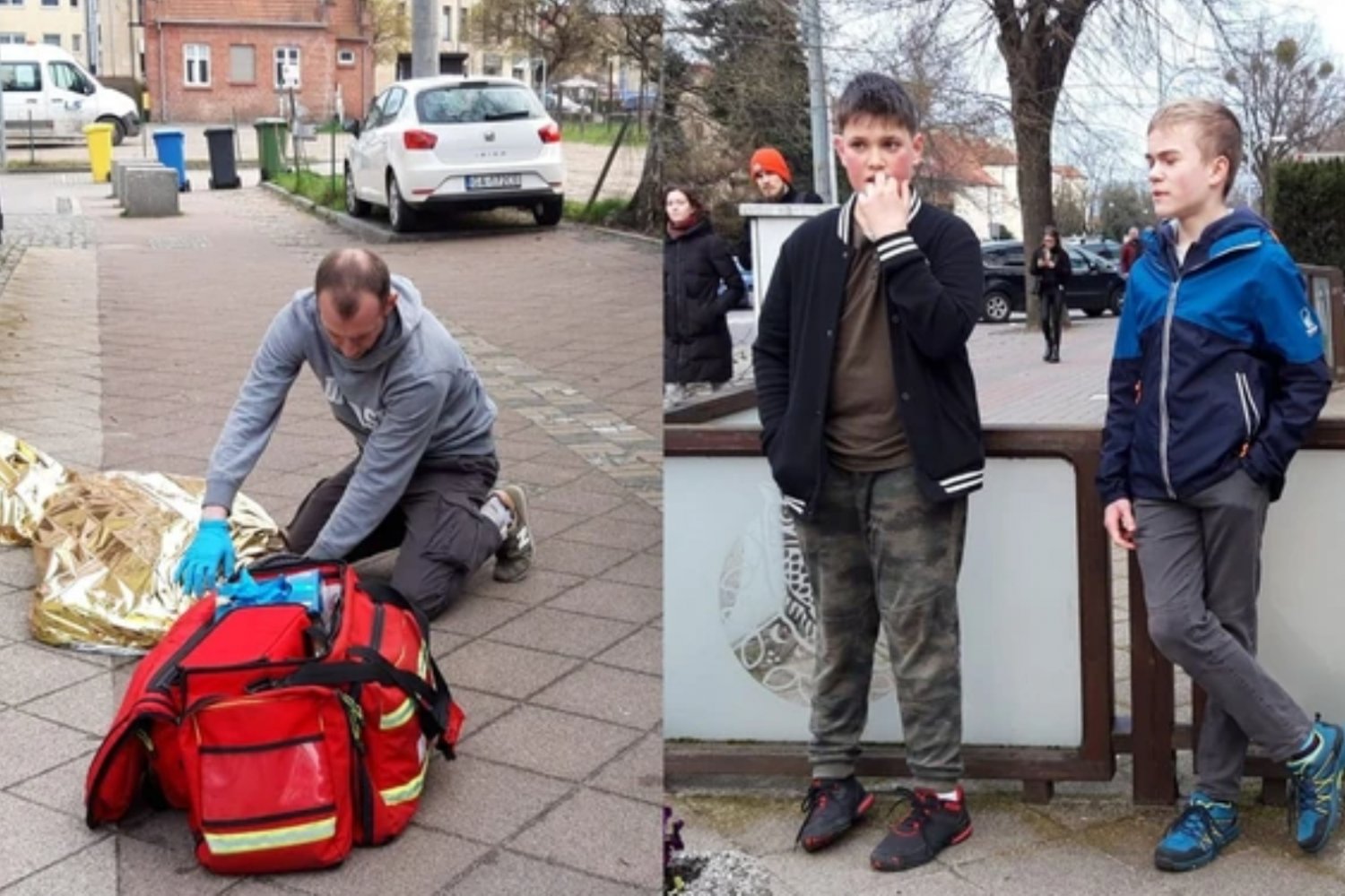 Dwóch chłopców z Pruszcza Gdańskiego przyczyniło się do uratowania życia mężczyźnie.