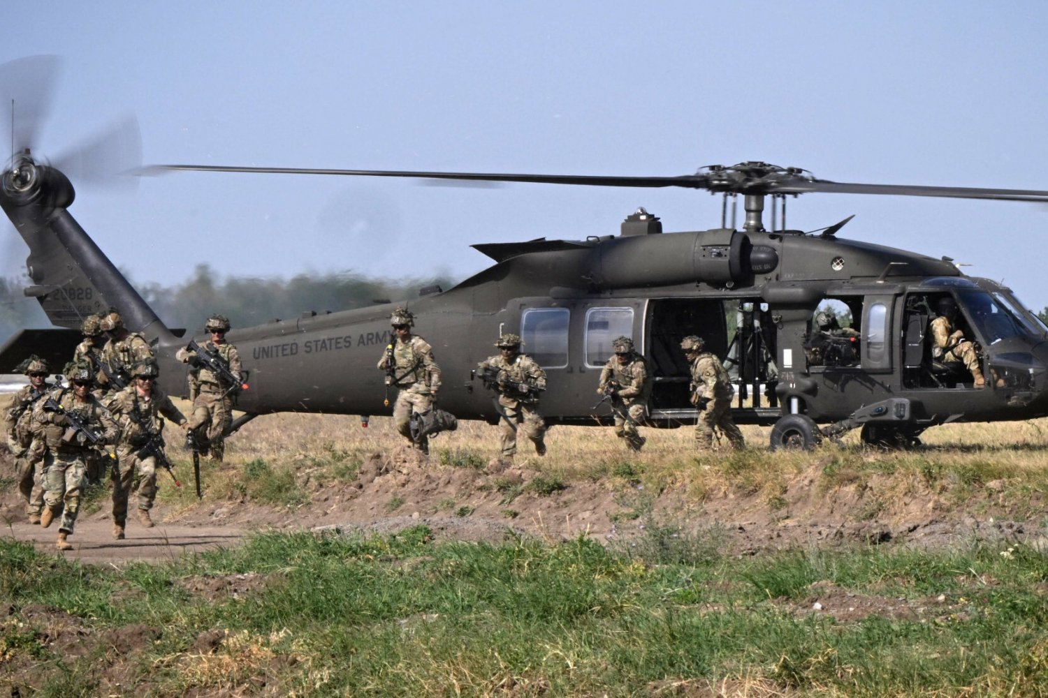 Amerykańscy żołnierze w Rumunii w lipcu 2022, zdjęcie ilustracyjne