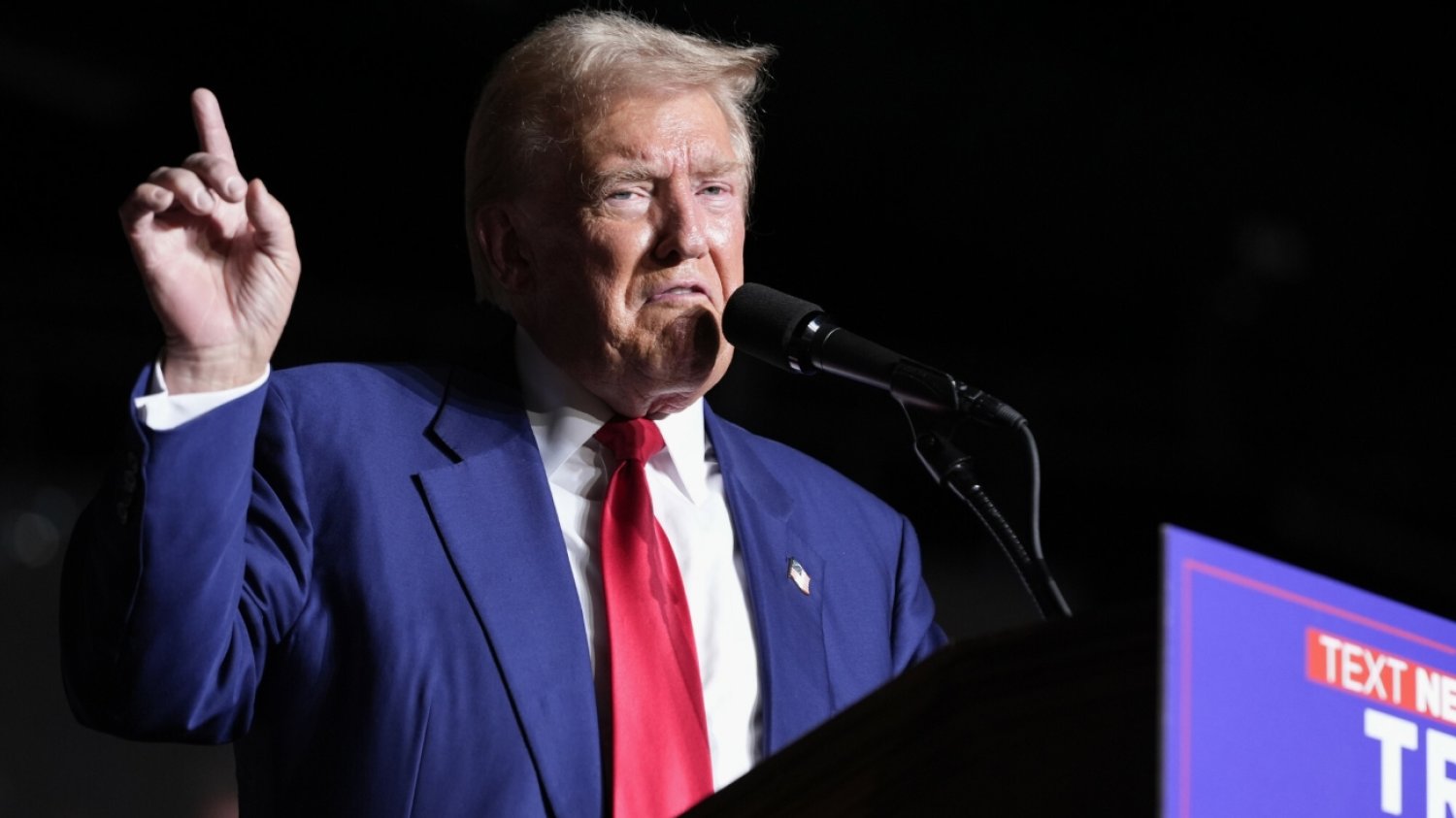 Donald Trump, kandydat na prezydenta USA z ramienia Partii Republikańskiej.