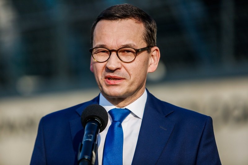 Mateusz Morawiecki w Ostrzeszowie mówił o "fanaberiach ideologicznych".