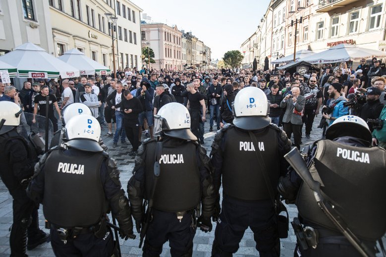 Tak było na Marszu Równości w Lublinie w 2018 r. Przeciwnicy już zbierają podpisy, by nie odbył się w tym roku.