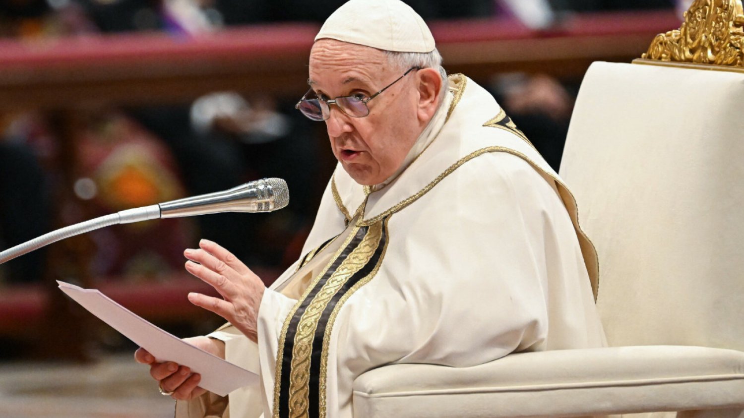 Przemówienie papieża Franciszka w Bazylice św. Piotra. 27 sierpnia 2022