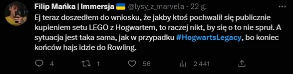 dziedzictwo hogwartu afera j k rowling transfobia o co chodzi