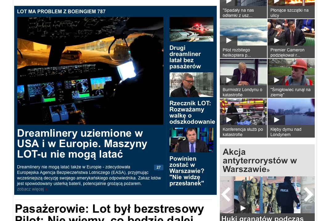 Nasz Dreamliner poleciał do Chicago, ale nie udało mu się wrócić. Podobnie, jak wszystkim innym.