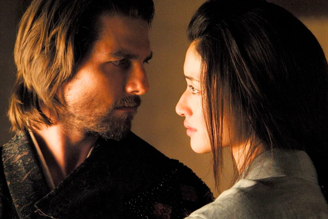 Tom Cruise i Koyuki w filmie "Ostatni samuraj".
