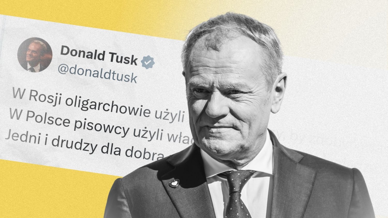 Tusk porównał PiS do rosyjskich oligarchów. Tusk porównał PiS do rosyjskich oligarchów.