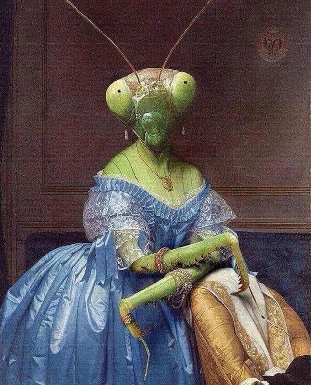Joséphine-Éléonore-Marie-Pauline de Galard de Brassac de Béarn (1825-1860), Princesse de Broglie, 1851-53. autor oryginalnego obrazu: Jean-Auguste-Dominique Ingres