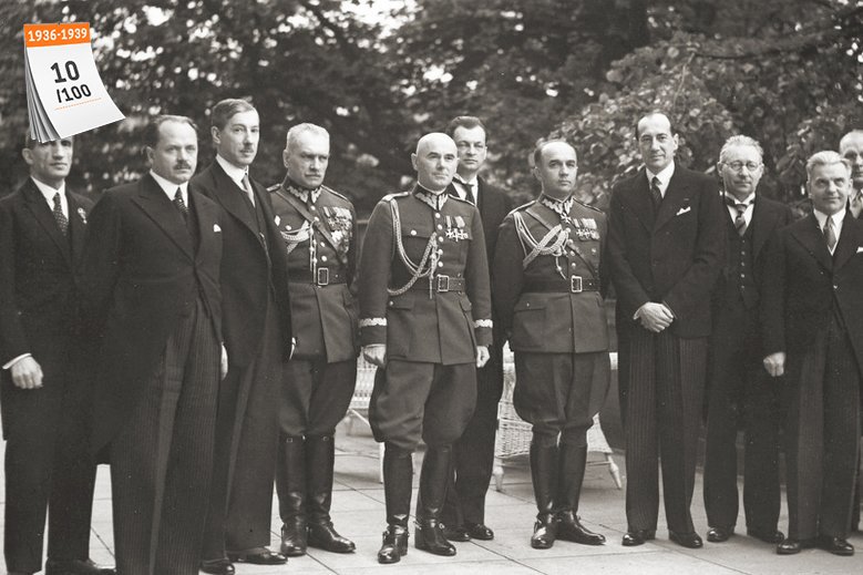 Projektowi Centralnego Okręgu Przemysłowego patronował minister skarbu Eugeniusz Kwiatkowski (na zdjęciu trzeci z lewej) w rządzie Felicjana Sławoja Składkowskiego