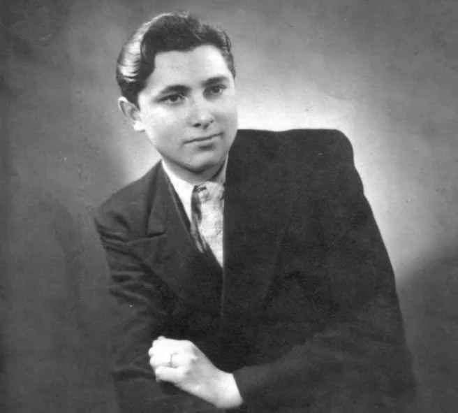 Rudolf Braza w wieku młodzieńczym