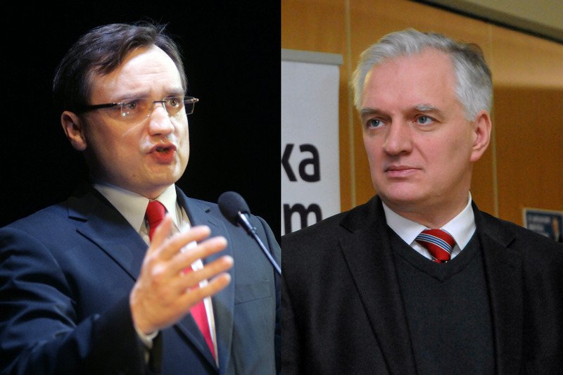 Partie Zbigniewa Ziobro i Jarosława Gowina pod progiem wybroczym