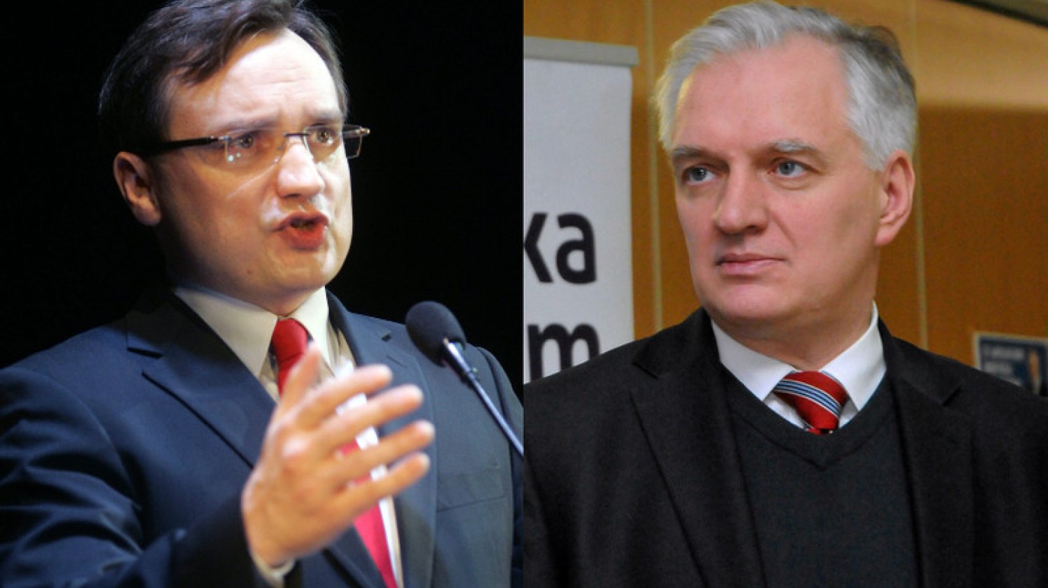 Partie Zbigniewa Ziobro i Jarosława Gowina pod progiem wybroczym