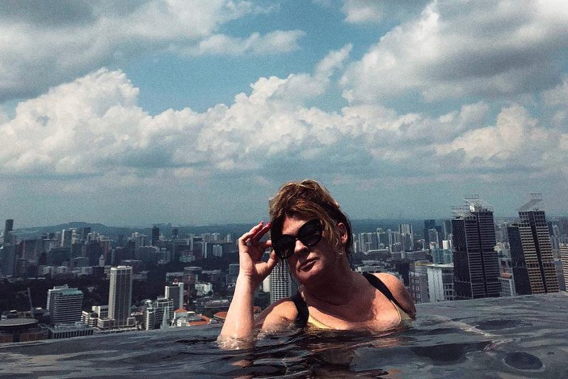 Beata Kozidrak pokazała na Instagramie zdjęcie w bikini.