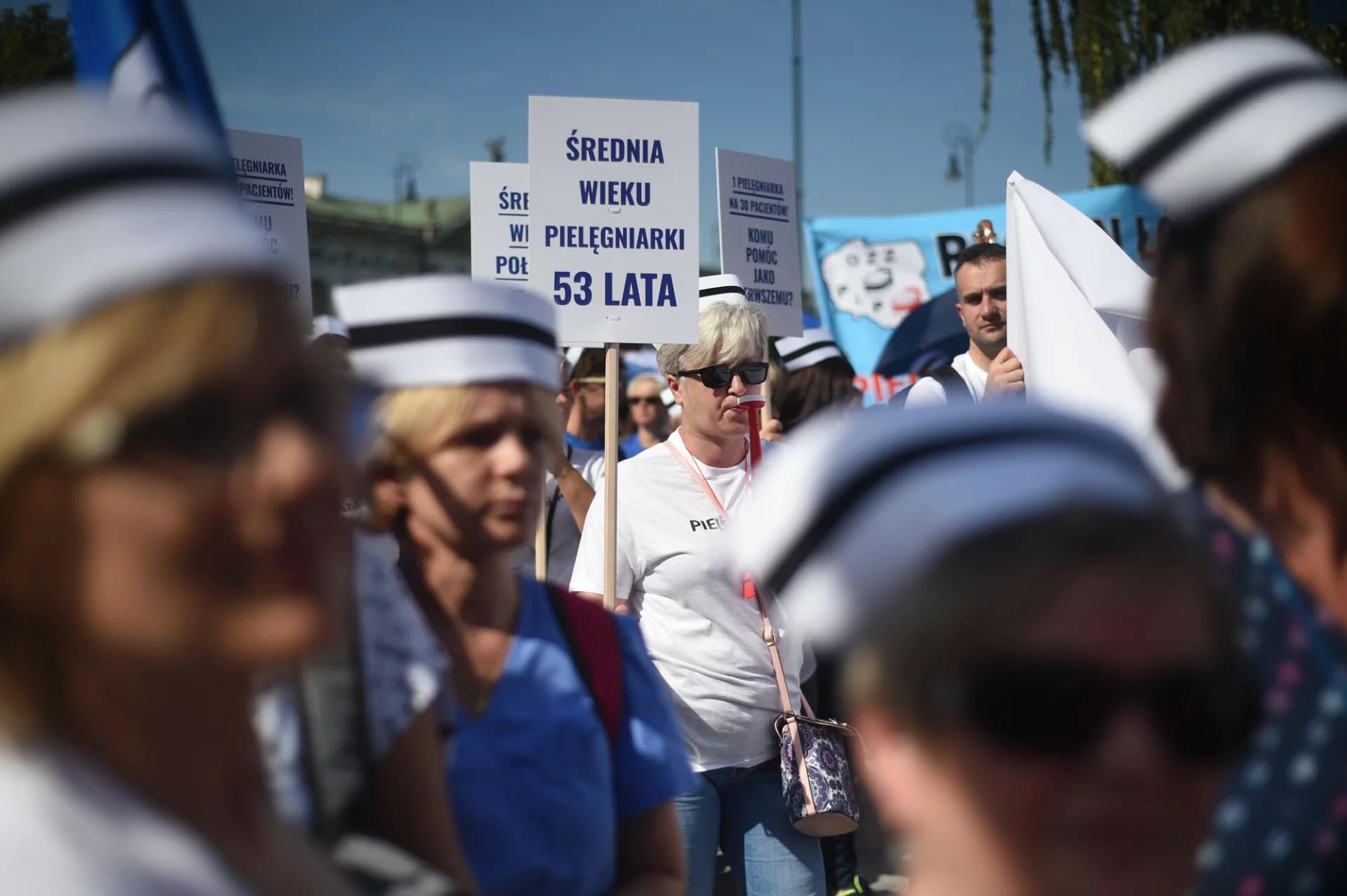 W Warszawie trwa protest medyków