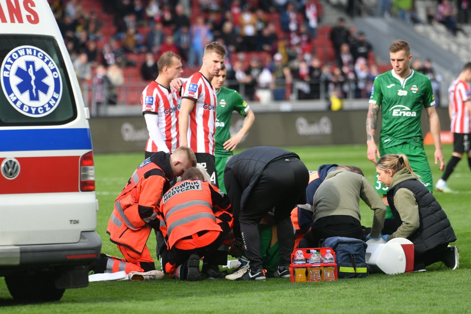 Francisco Ramos złamał nogę podczas meczu.