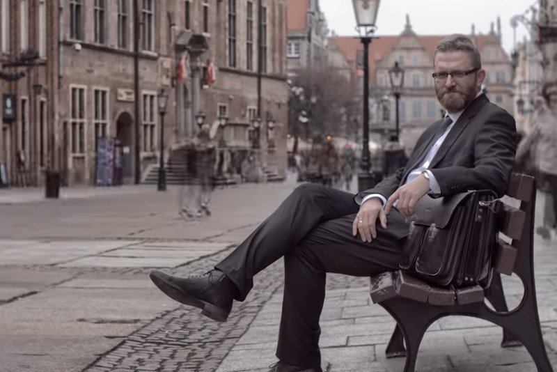 Grzegorz Braun walczy o głosy gdańszczan.