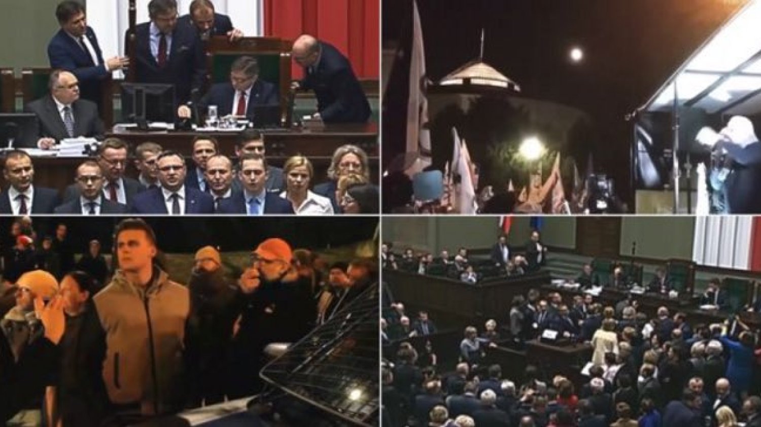 Demonstranci to bojówkarze, a zaburzenie trójpodziału władzy to super sprawa! Takie rzeczy tylko w TVP.
