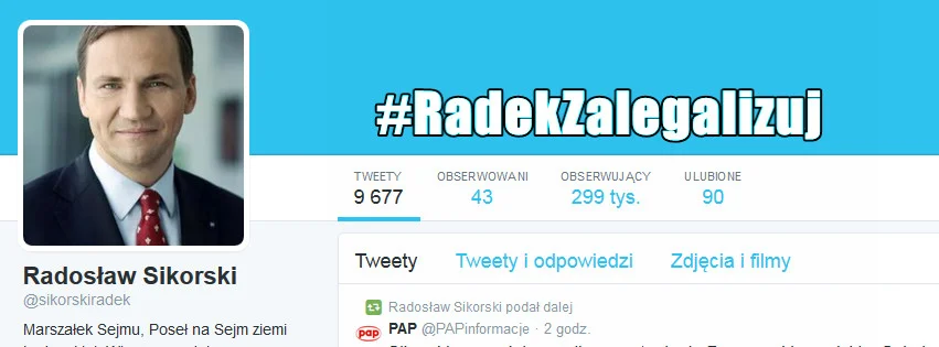 #RadekZalegalizuj