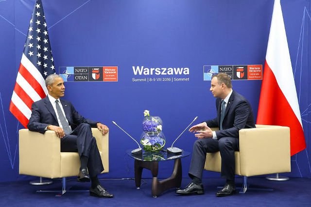 Barack Obama i Andrzej Duda spotkali się przed oficjalnym startem szczytu NATO.