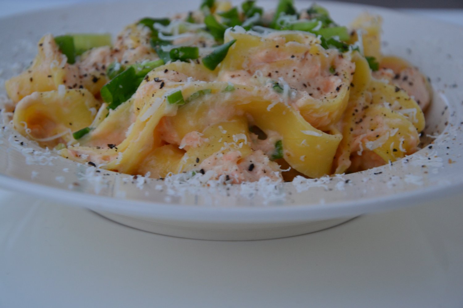 Łososiowa carbonara