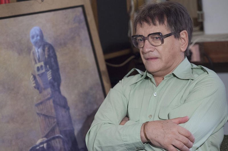 Andrzej Seweryn jako Zdzisław Beksiński w filmie "Ostatnia rodzina".