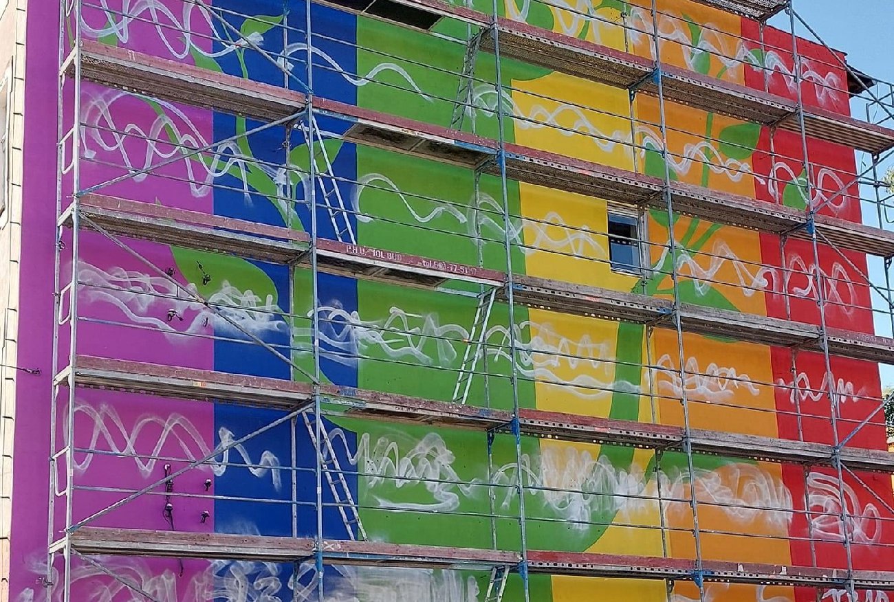 Wrocław. Zniszczono tęczowy mural przy ulicy Opolskiej