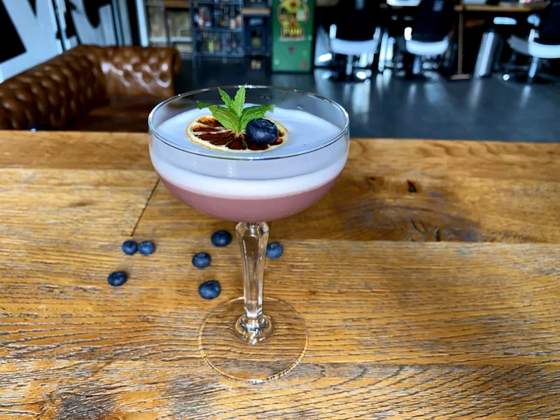 Bilberry Mint Daiquiri