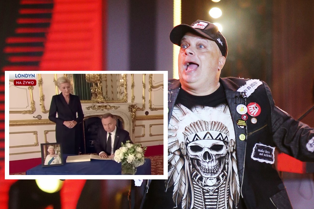Krzysztof Skiba bezbłędnie skwitował wpadkę Dudy na pogrzebie Elżbiety II