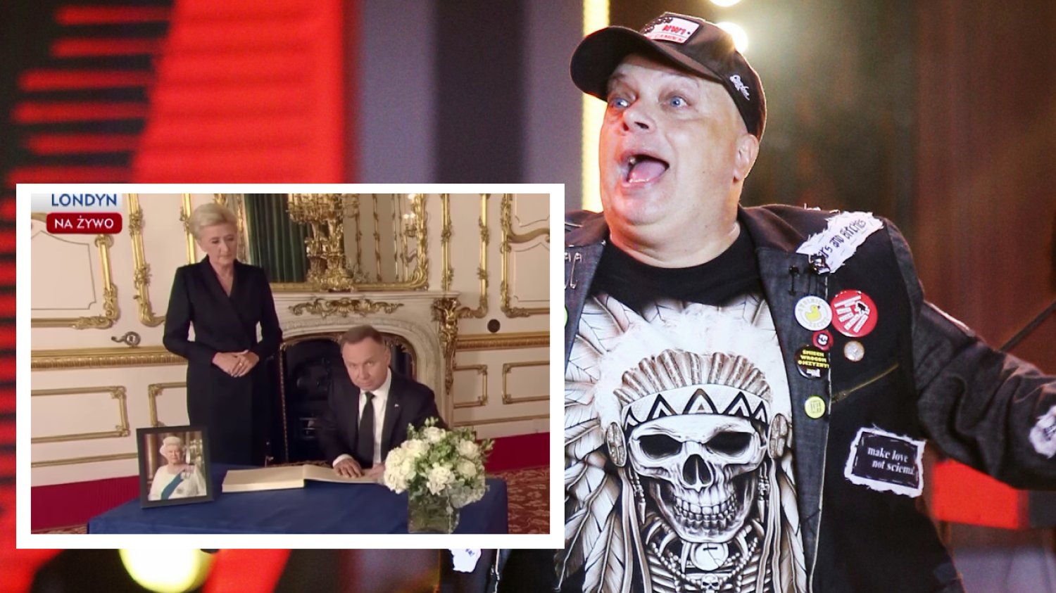 Krzysztof Skiba bezbłędnie skwitował wpadkę Dudy na pogrzebie Elżbiety II
