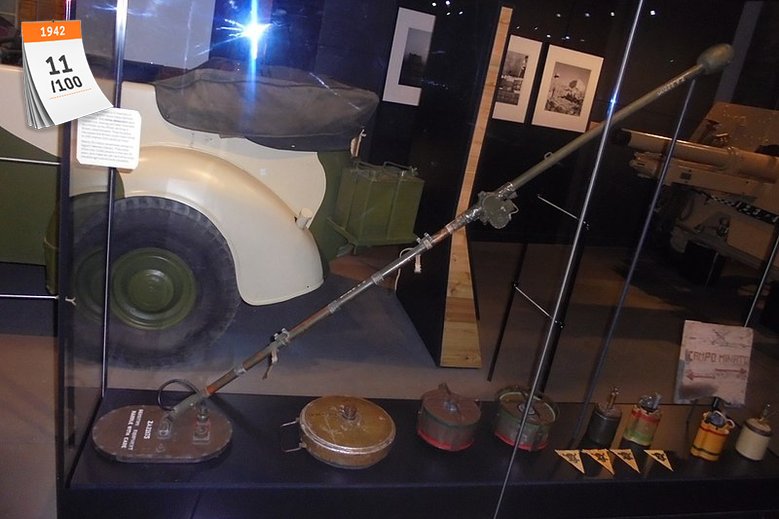 Mine Detector (Polish) Mark I, ręczny wykrywacz min zaprojektowany przez porucznika Józefa Kosackiego, był jednym z wynalazków, które pomogły Aliantom wygrać niejedną bitwę w II wojnie światowej