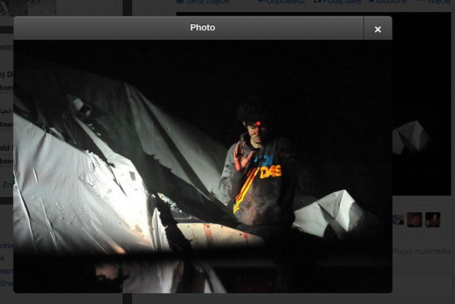 Zdjęcie wykonane podczas zatrzymania Dżochara Carnajewa