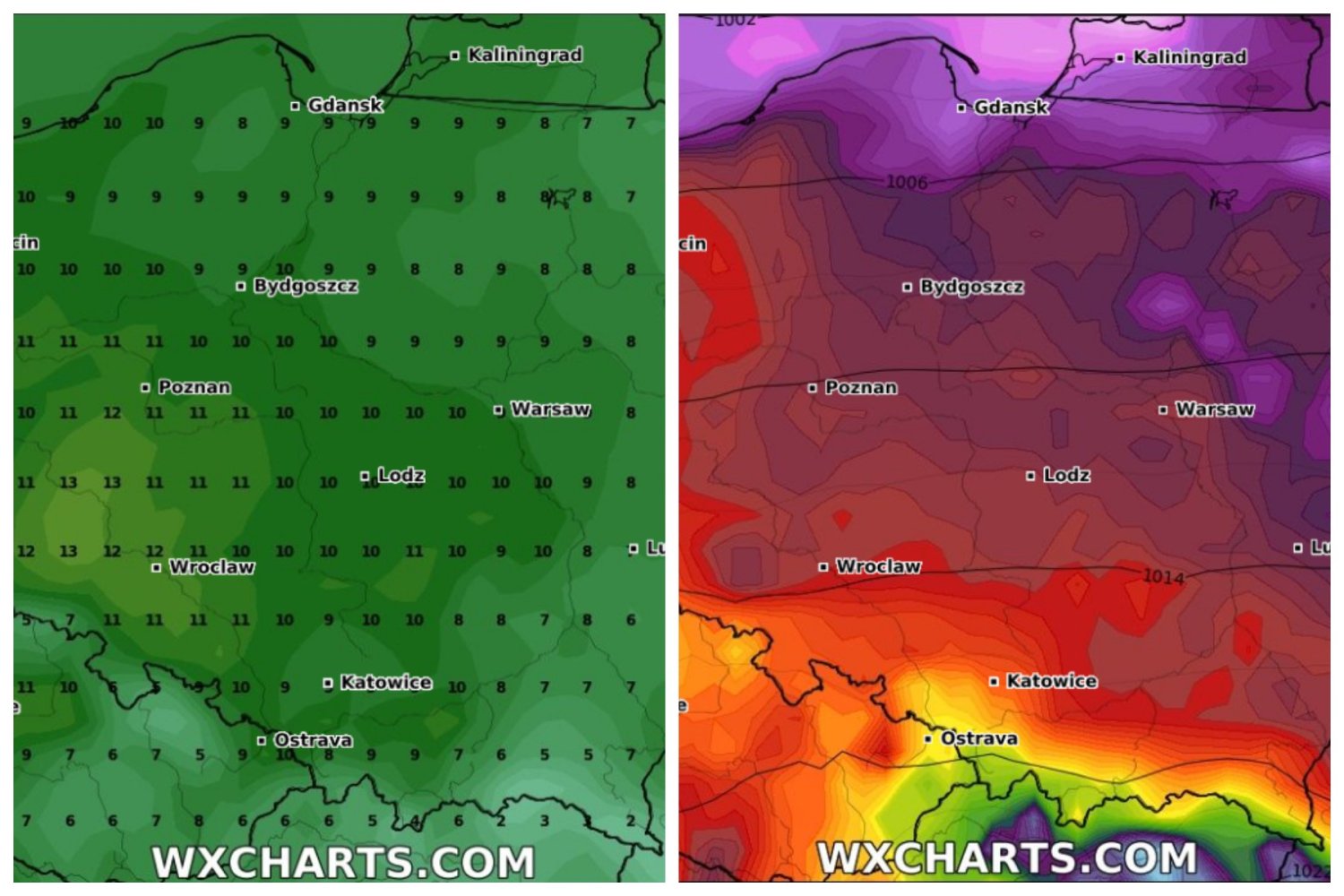 W najbliższych dniach czeka nas ocieplenie i silny wiatr. To będzie utrzymywać się z różnymi wahaniami aż do końca 2024 roku.