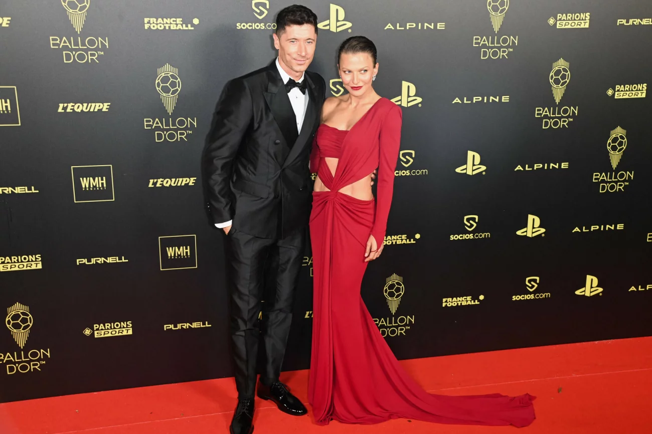 Lewandowska na gali Złotej Piłki wyglądała jak milion dolarów