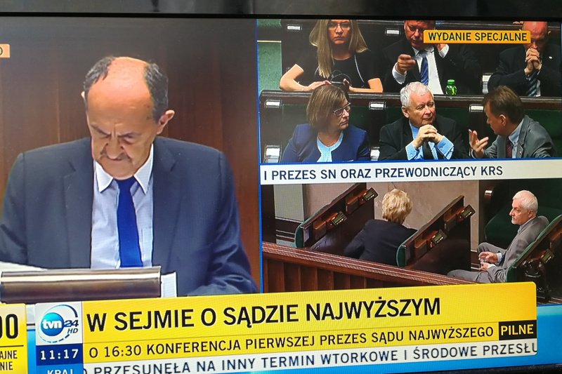 W Sejmie trwa czytanie ustawy o reformie Sądu Najwyższego