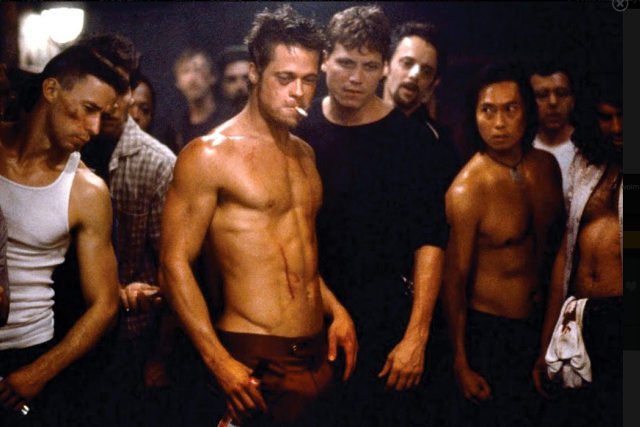 Kadr z filmu "Fight Club"