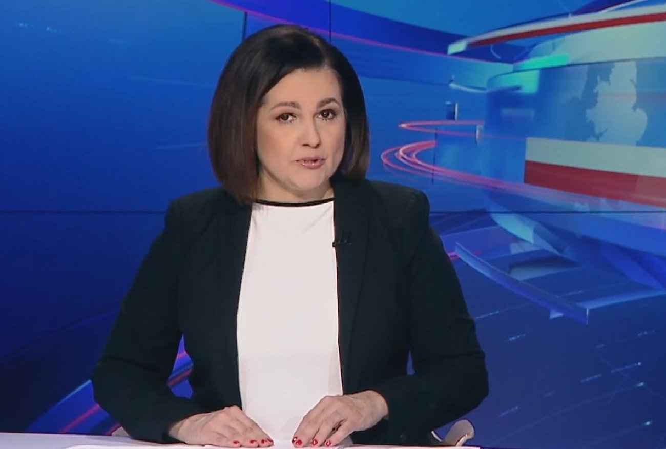 "Wiadomości" TVP tak pokazały wizytę Joe Bidena w Warszawie.