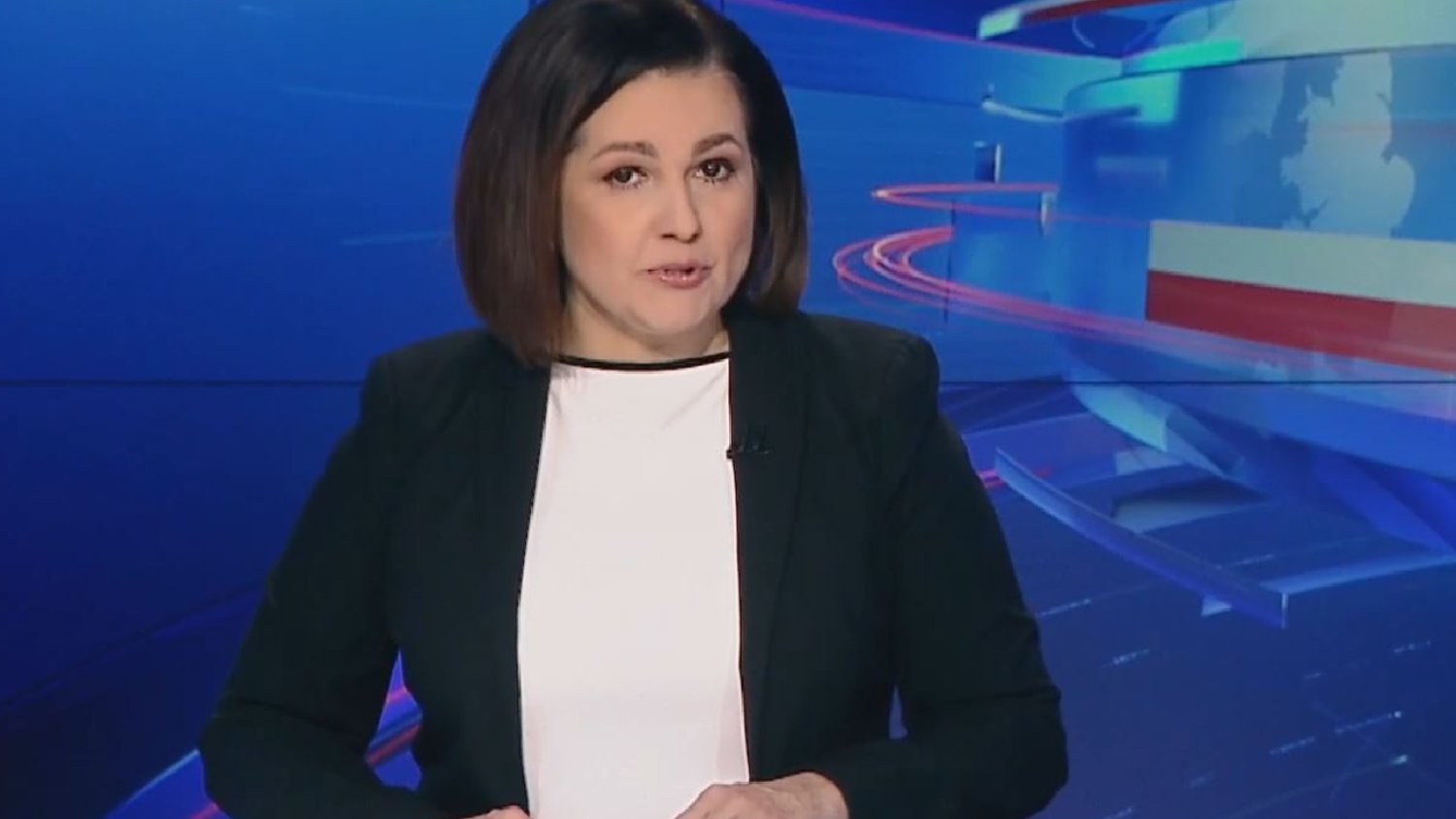 "Wiadomości" TVP tak pokazały wizytę Joe Bidena w Warszawie.