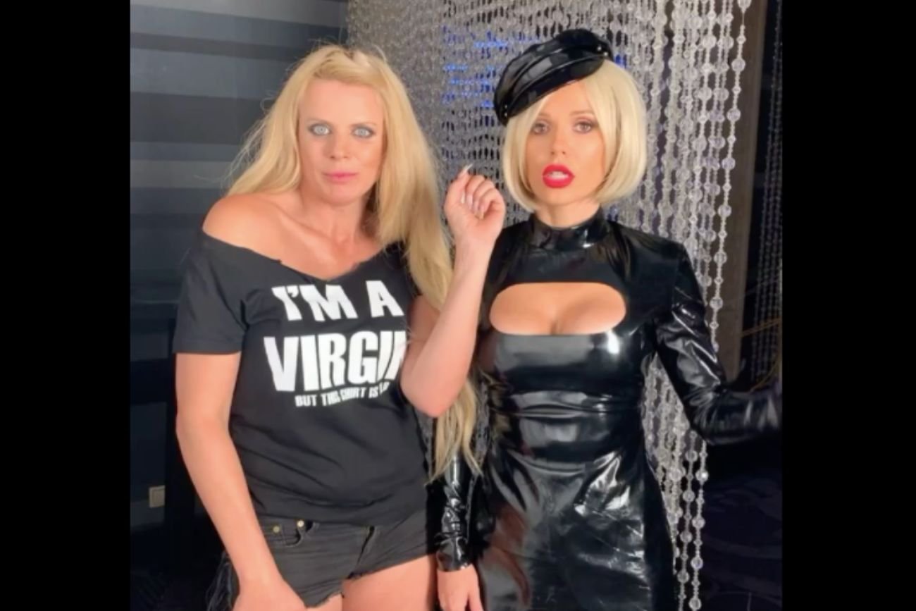 Doda i Maria Sadowska na planie "Dziewczyn z Dubaju".