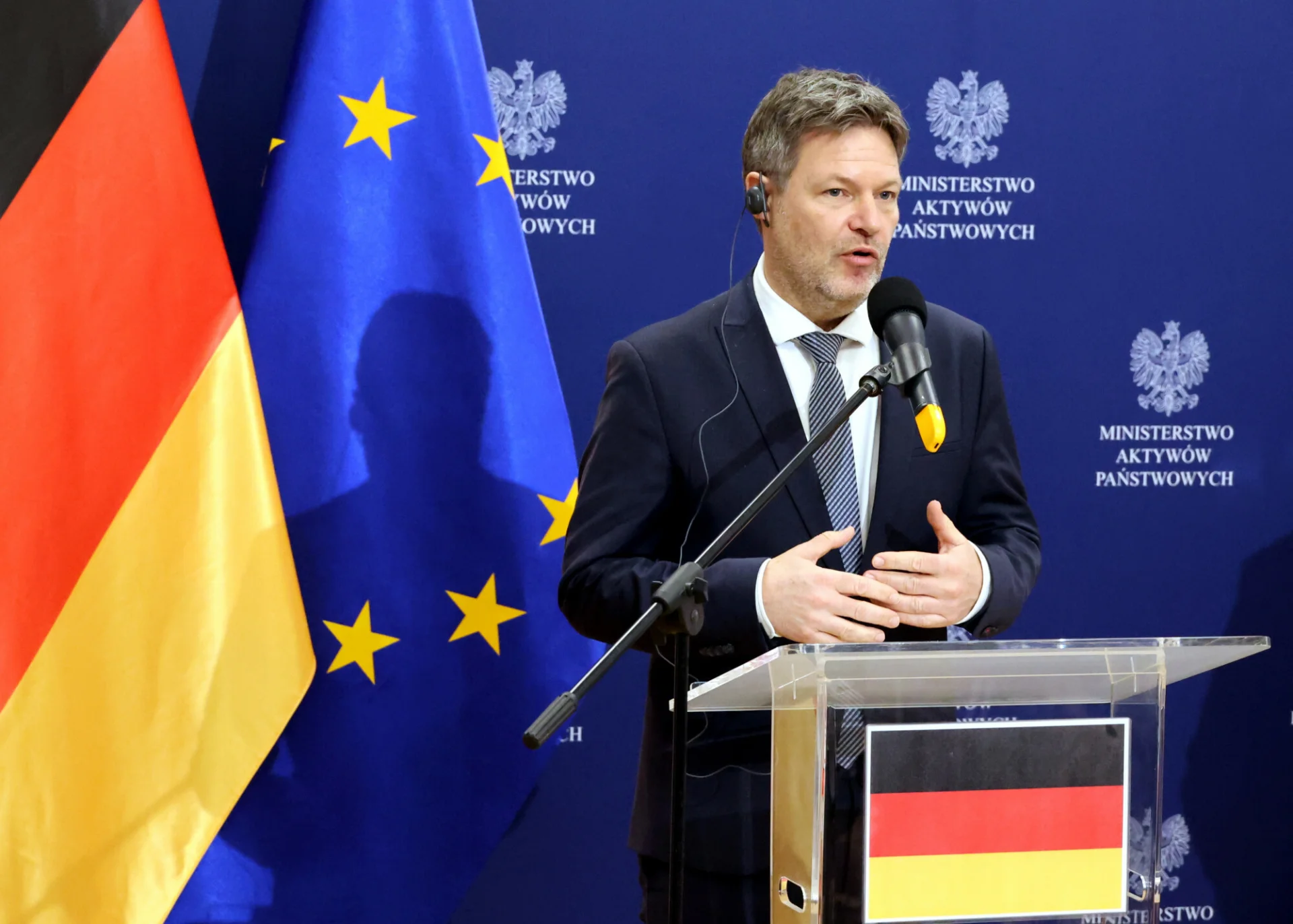 Robert Habeck odwiedził Polskę.