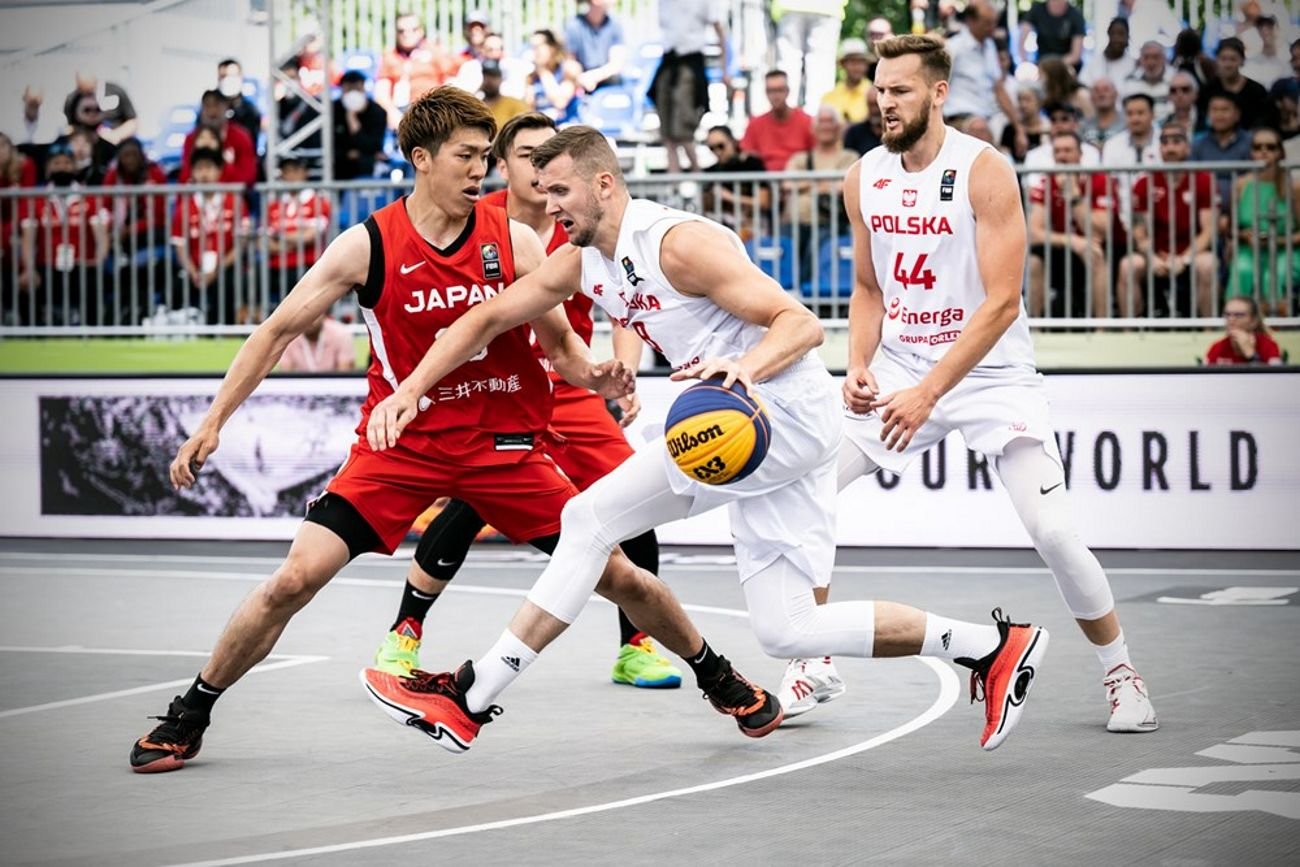 Polscy koszykarze 3x3 rozpoczęli MŚ w Antwerpii. Ograli Japonię, ale nie dali rady Oranje
