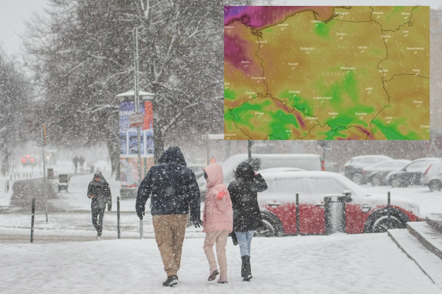 Do Polski idzie ochłodzenie. Będzie zimno oraz spadnie śnieg.