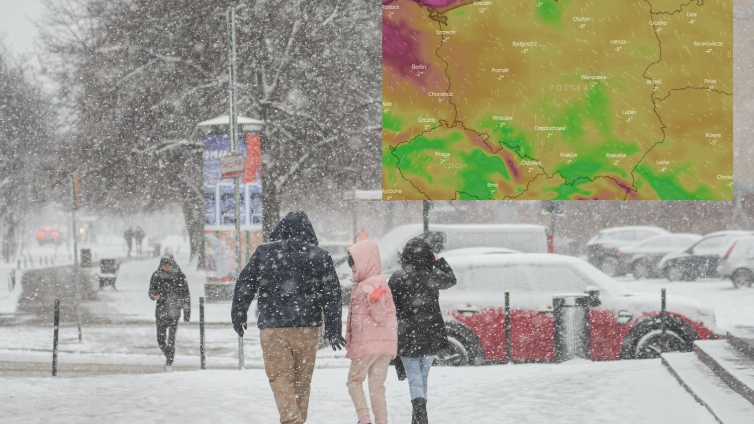 Do Polski idzie ochłodzenie. Będzie zimno oraz spadnie śnieg.