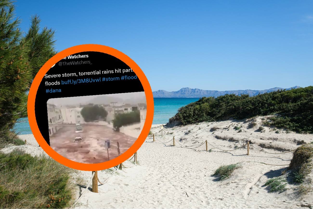 Ukochana wyspa Polaków zalana. Trudne warunki atmosferyczne na Majorce