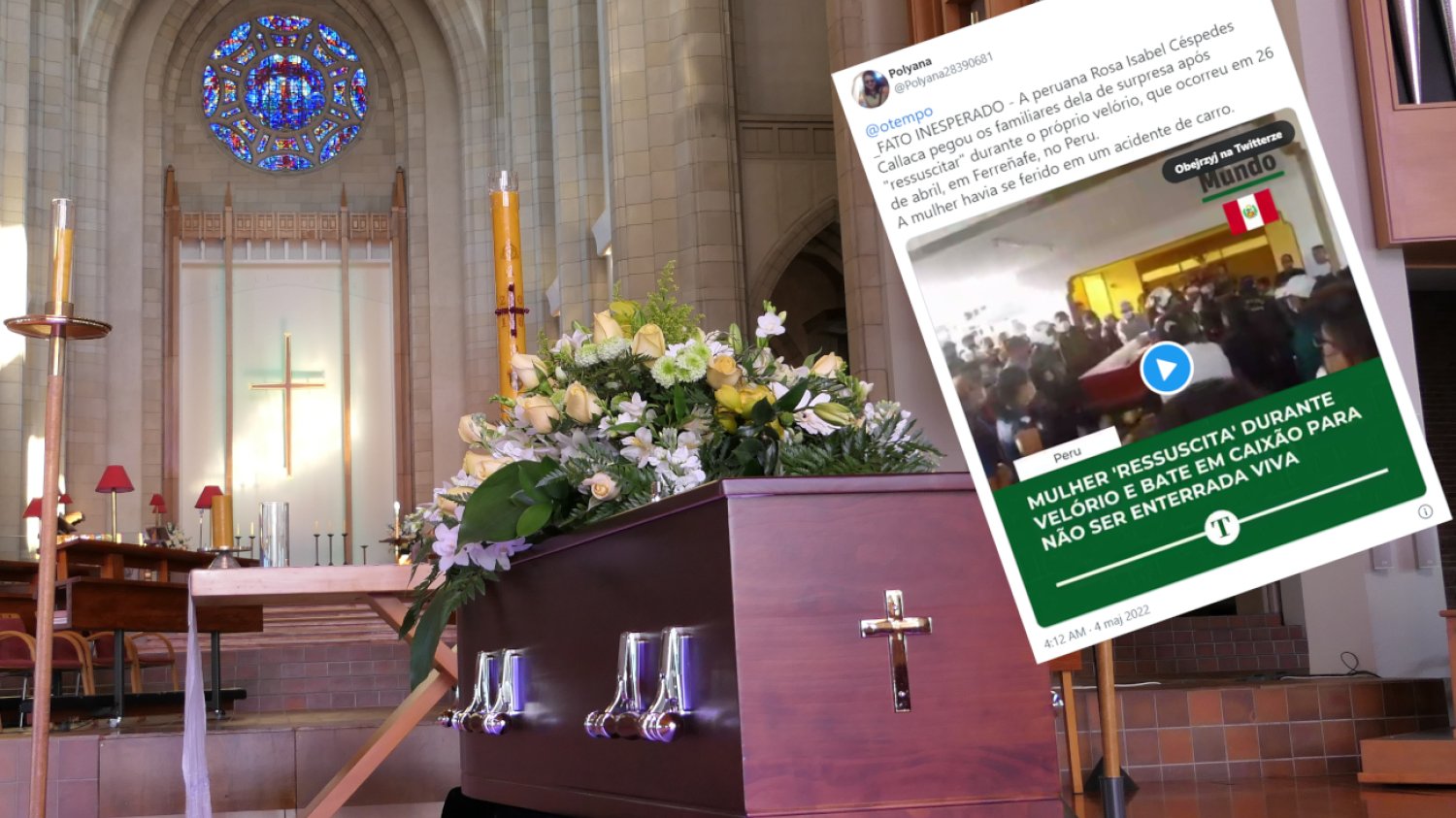 Uznana za zmarłą 36-latka z Peru obudziła się w trumnie na własnym pogrzebie.