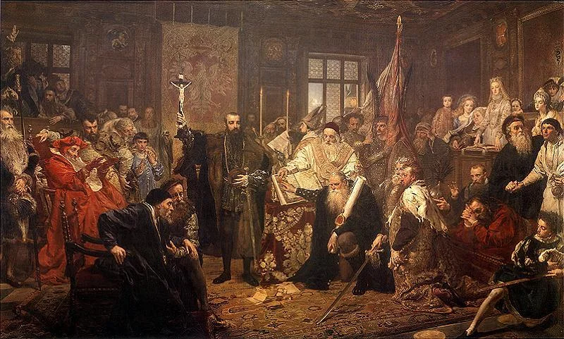 "Unia Lubelska" - obraz Jana Matejki.