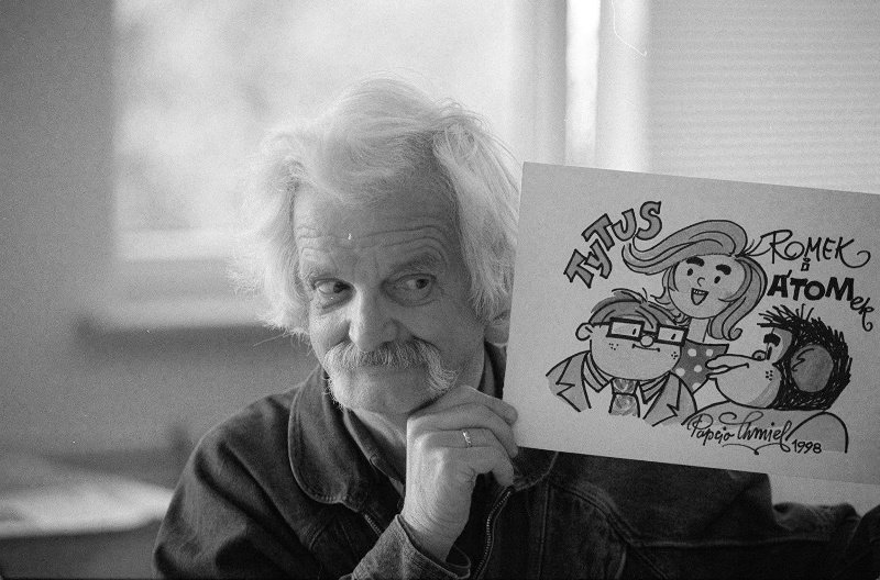 Nie żyje Papcio Chmiel, Henryk Jerzy Chmielewski, autor komiksów o Tytusie.