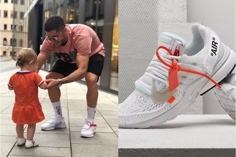 Buty Roberta Lewandowskiego powstały w kolaboracji Nike z Off White.