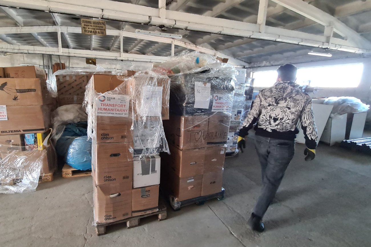 W marcu Bank Żywności w Olsztynie wysłał do Ukrainy 162 tony darów, w kwietniu – 40 ton