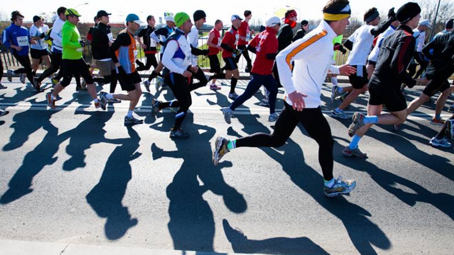 Tegoroczny półmaraton w Poznaniu - na każdej takiej imprezie są i doświadczeni i początkujący biegacze