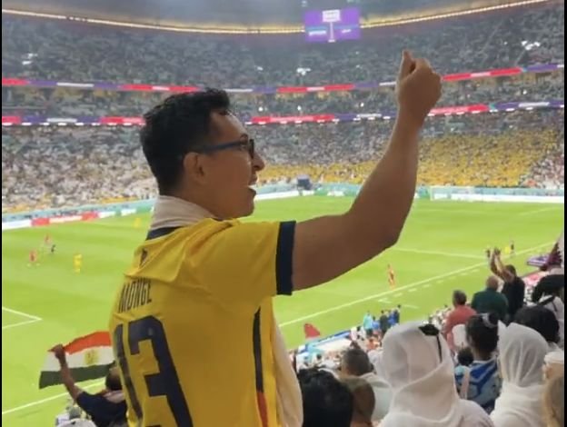 Fani Ekwadoru nie byli zachwyceni decyzją o anulowaniu gola.